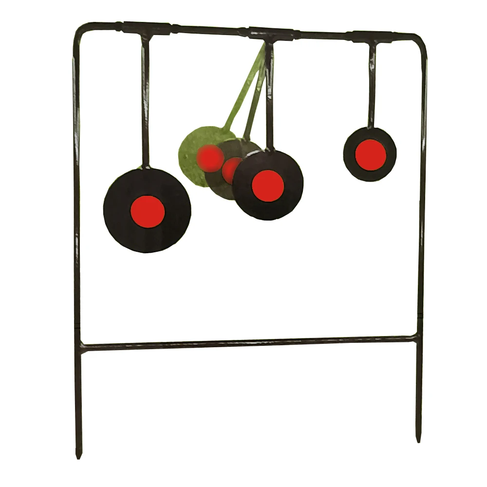 Luchtpistool Eenvoudige Spinner Schieten Metalen Doel Drie Hanger Ronde Doelen