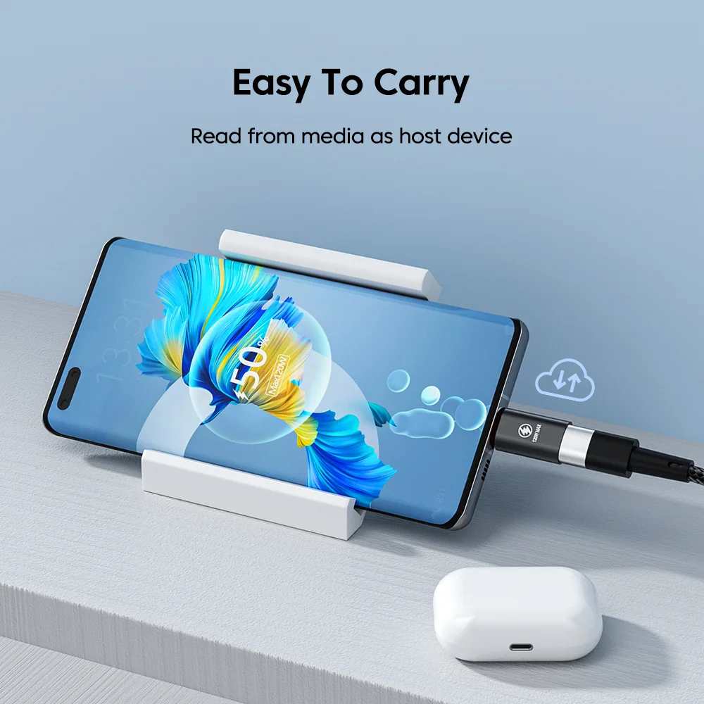 120W Lightning ios to Type C Adapter Charging Lightning Female to Type c Male Connector for iPhone 15 iPad Samsung Huawei Xiaomi