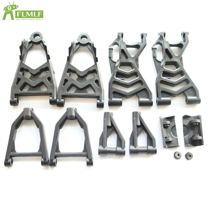 Plastic Upgraded Reinforced Complete Arm Set Front or Rear Suspension Arm Set Fit for 1/5 HPI ROVAN KM BAJA 5B 5T 5SC SS