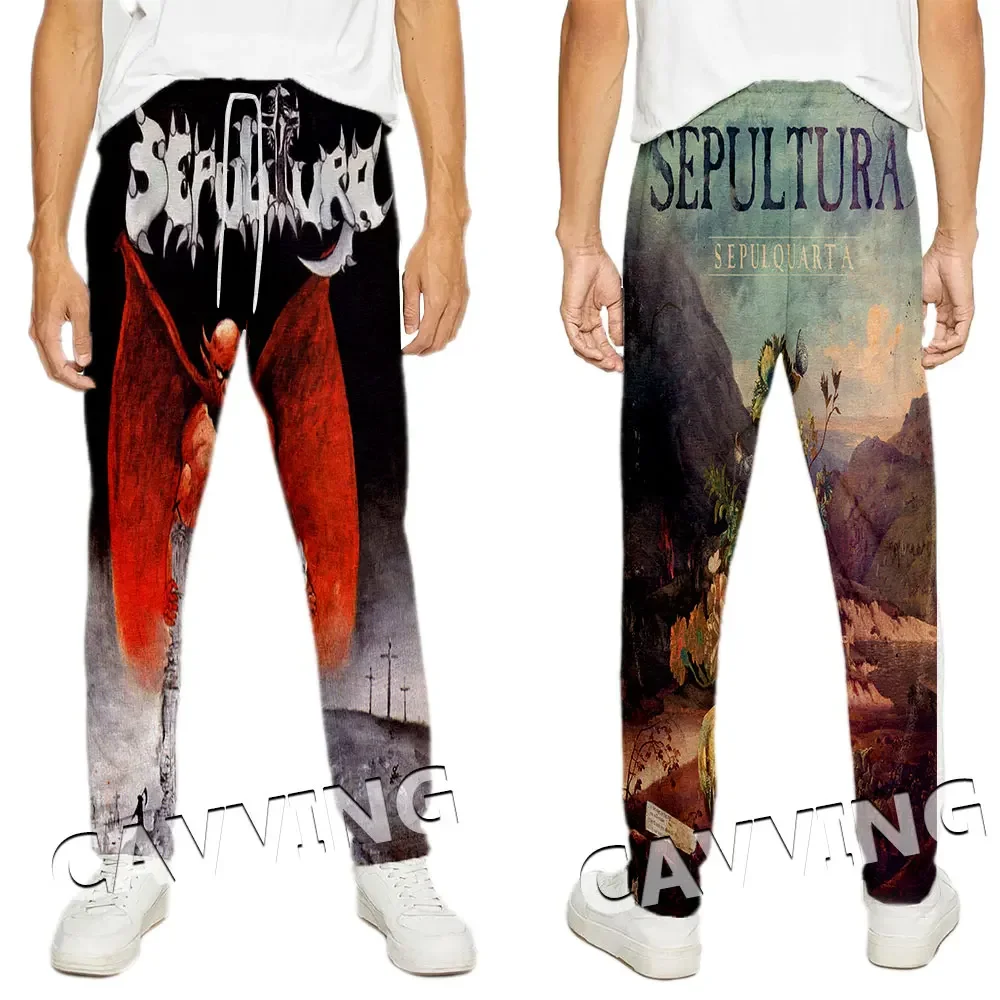 

New Fashion SEPULTURA 3D Printed Casual Pants Sports Sweatpants Straight Pants Sweatpants Jogging Pants Trousers