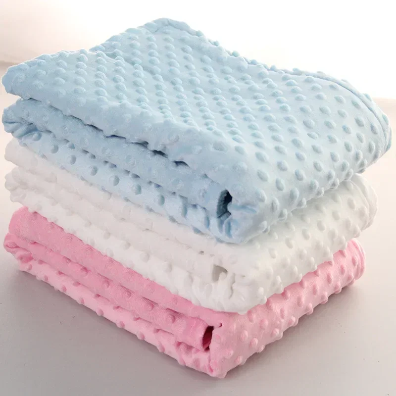 Berber Fleece Baby Blankets  Newborn Swaddling Thermal Soft Fleece Blanket Winter Bedding Quilt Infant Babies Swaddle Baby Stuff