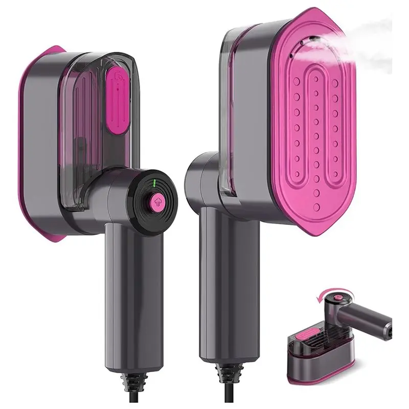 

Small Size Handheld Steam Iron-Portable For Travel Steamer For Clothes, For Travel College Dorm Home EU Plug-B27C