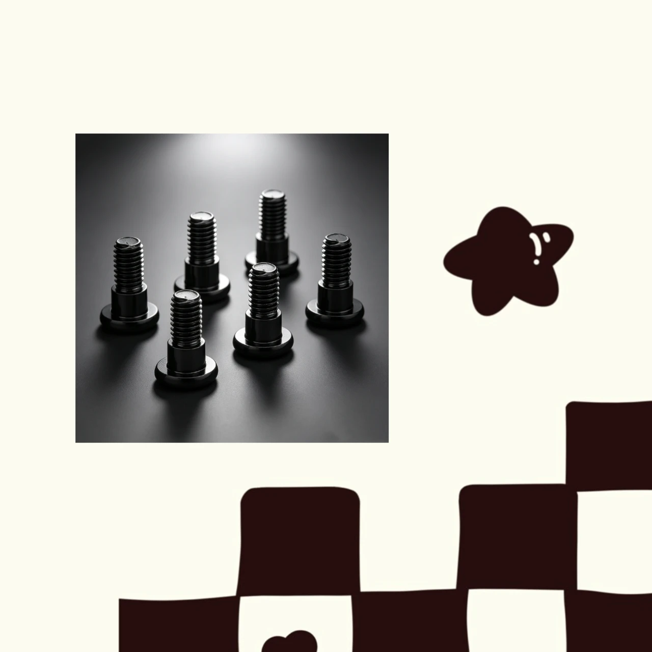 GPM 4140 Carbon Steel Shoulder Screws 3X12mm 3642X Mini Maxx, Mini XRT, Mini Slash