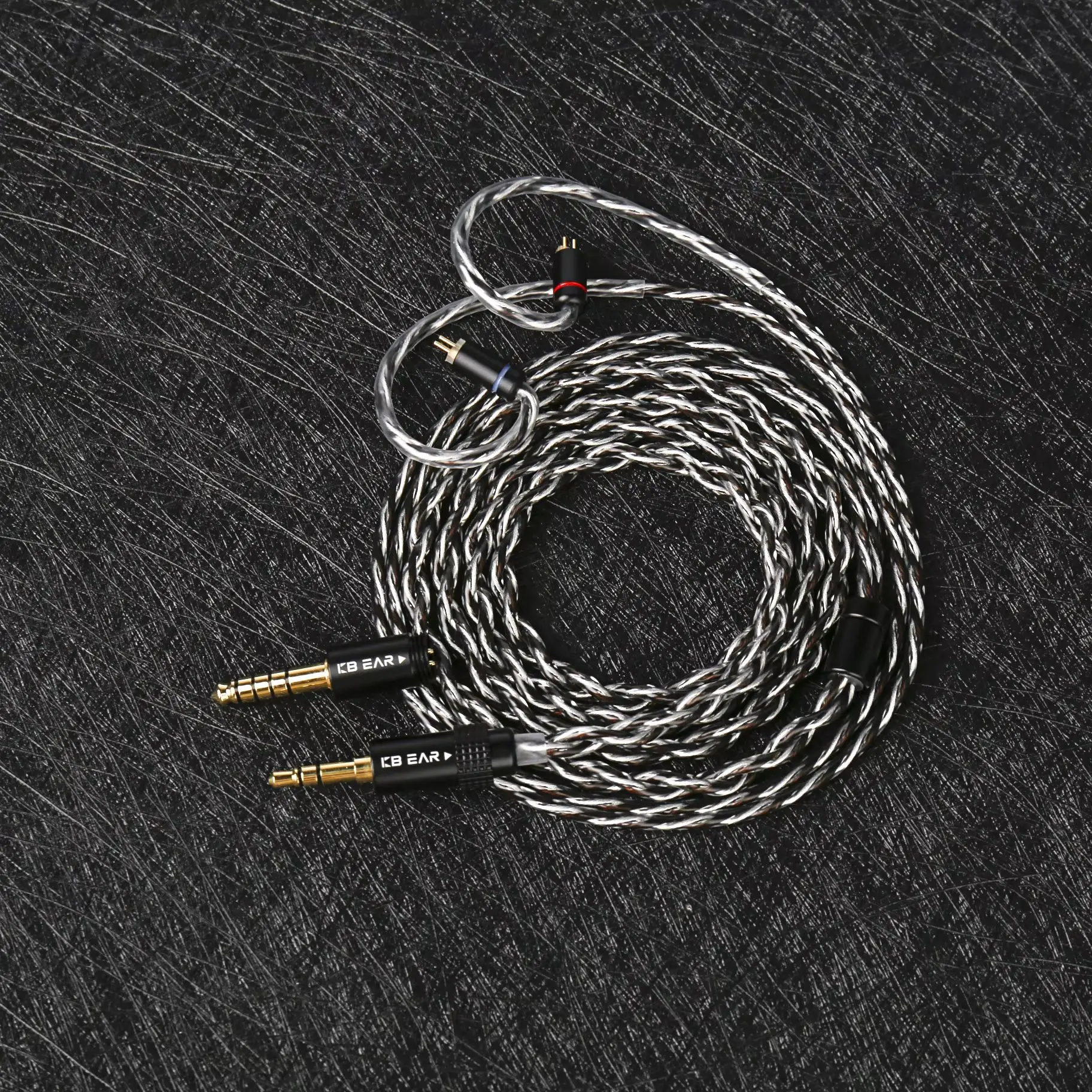 KBEAR HiFi 5N2-Strand 98-adriger Sauerstofffreier Kupfer-Kopfhörer-Upgrade-Kit – Austauschbares Steckerdesign für Audiophile und Musiker