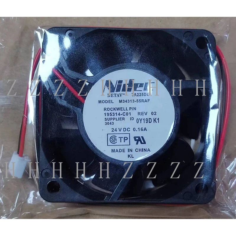 

Вентилятор охлаждения инвертора Z NIDEC M34313-55RAF DC24V 0.16A 195314-C01, 6 см # XR