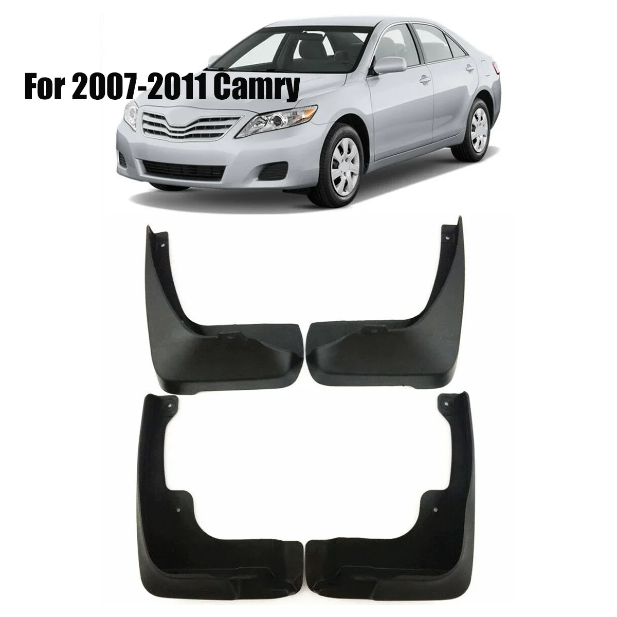 Splash Guards For 2007-2011 Toyota Camry 4Pcs Front Rear Mud Flaps Mudguards Fender Car Accessories