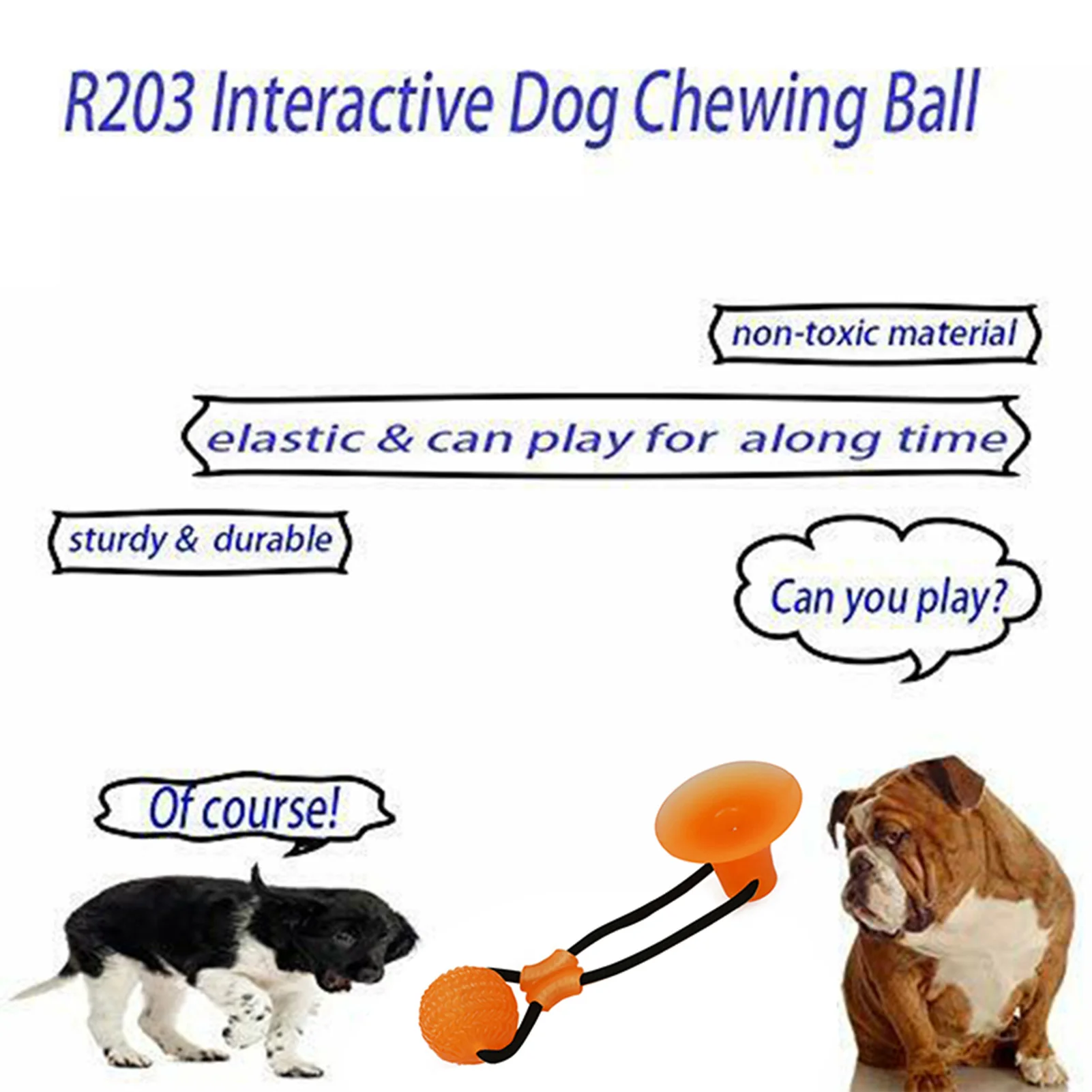 Dog Cleaning Teeth Toy Food-Grade TPR Rubber Material Pet Toy for Training Your Dog's Agility