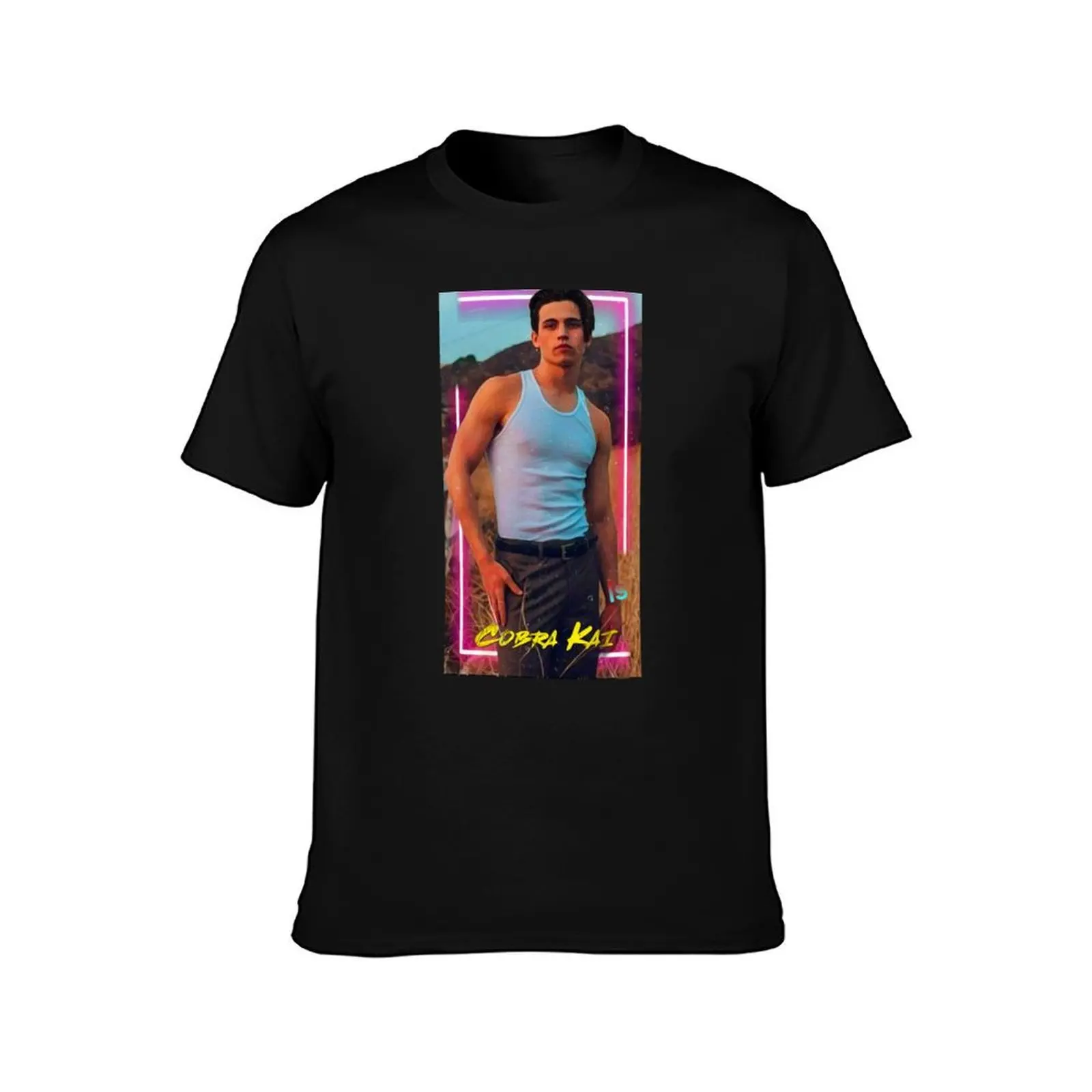 Tanner Buchanan T-Shirt, Summer Casual Cotton Tee, Oversized Streetwear Tops, Vintage Graphic Print, Loose Fit Short Sleeve