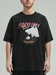 American Retro Washed Old Short Sleeved T Shirts Hiphop Loose Couple Tees for Men and Women