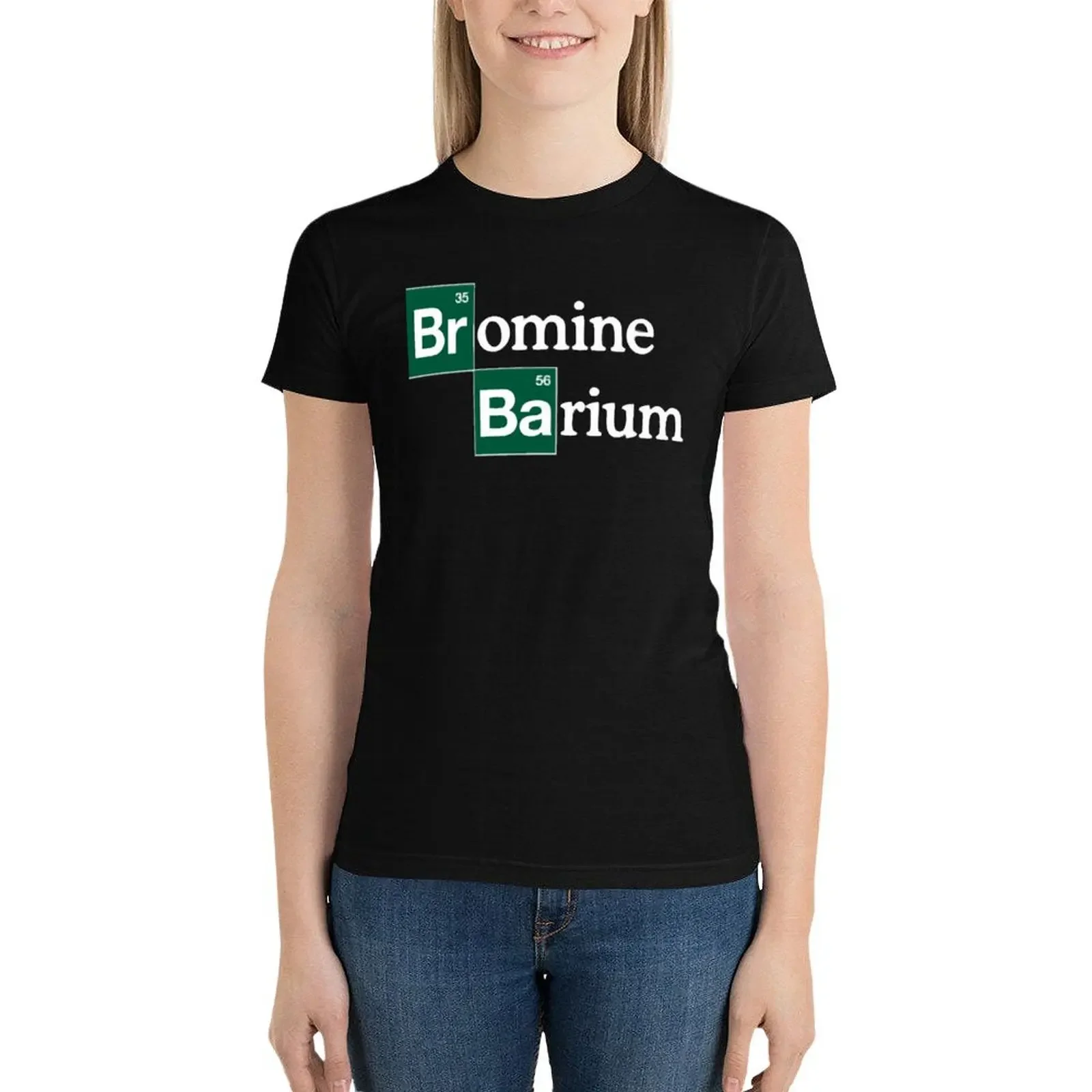 Bromine and Barium Funny Science T-Shirt hippie clothes shirts graphic tees t shirt for Women