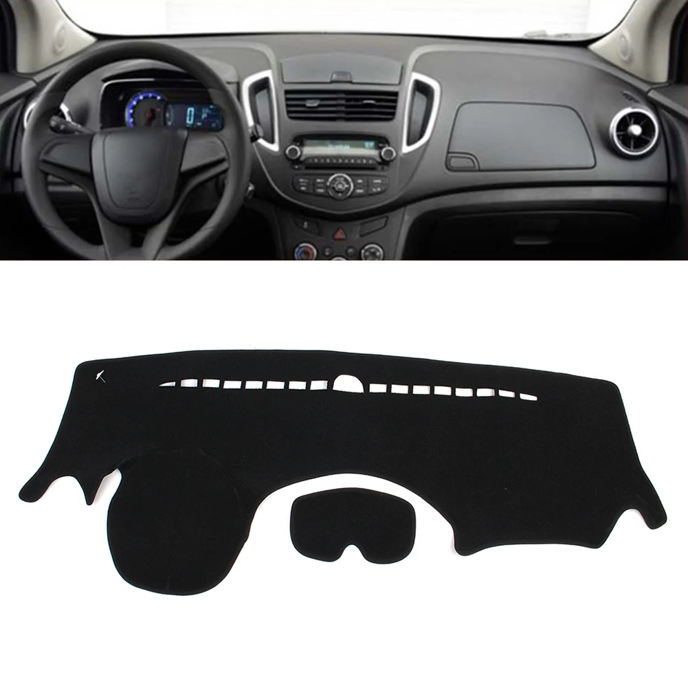 Car Dashboard Cover Anti-Slip Dash Mat Black Pad Sunproof Dashmat For Chevrolet Trax 2014 2015 2016 LHD