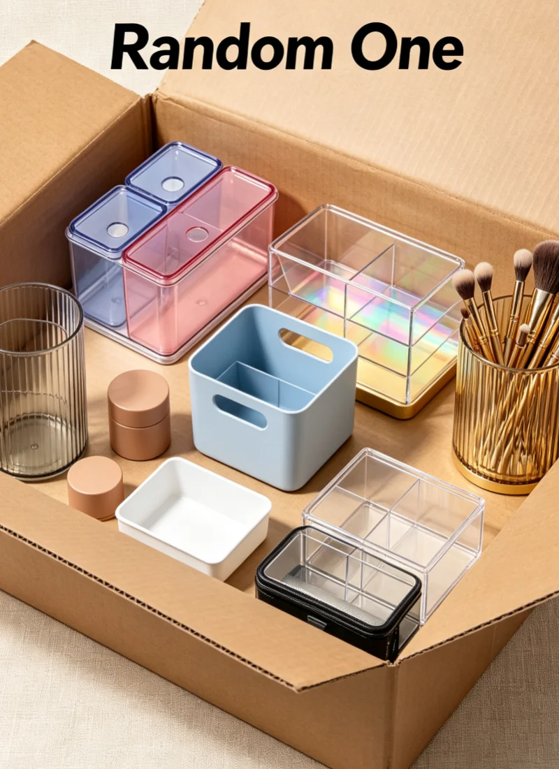 Caja Sorpresa Guess & Open, Organizador de Almacenamiento con Forma Aleatoria