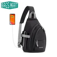 BAGSMART Chest Bag for Men Shoulder Bag Cool Style Casual Lightweight Mini Male Crossbody Bag Perfect for Travel and Daily Use