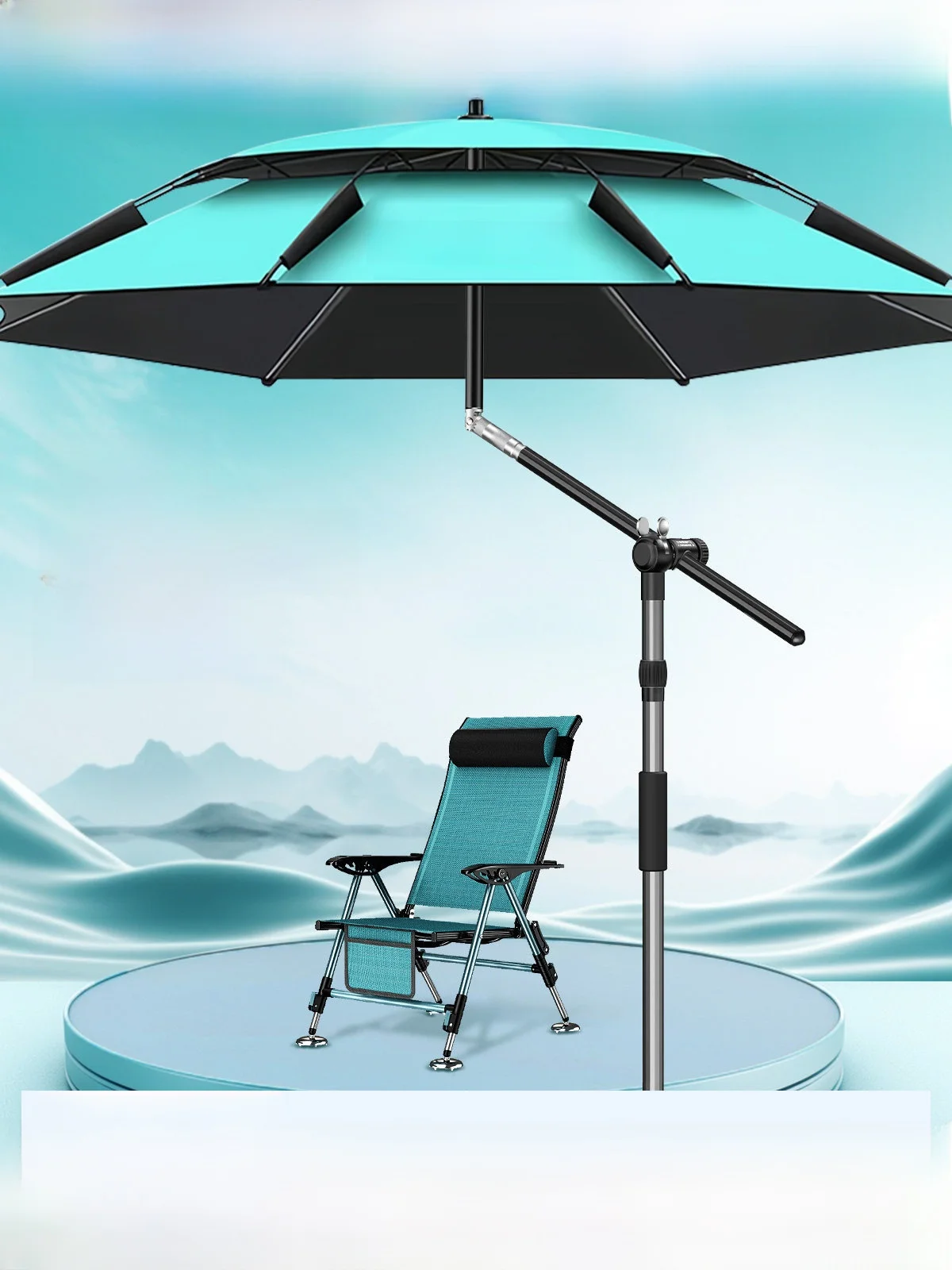 

Fishing Umbrella Outdoor Sunshade Professional Fishing Rain Umbrella 2026 New Model Angling Canopy Fishing Gear from China