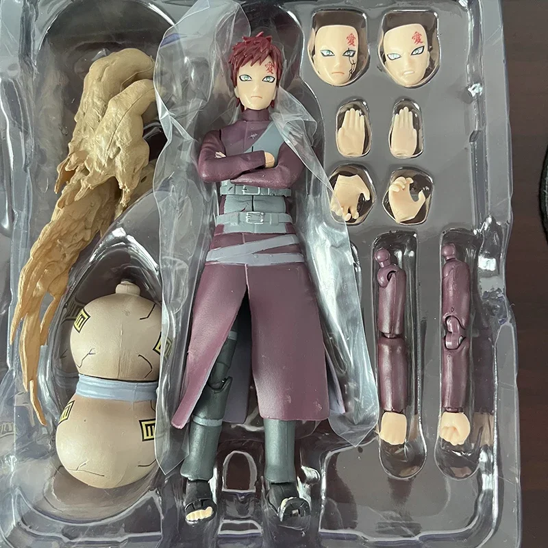 In Stock Naruto Shfiguarts Gaara Anime Action Figure Gaara  Decoration Model Joints Movable Toys Collection Doll Hoilday Gifts