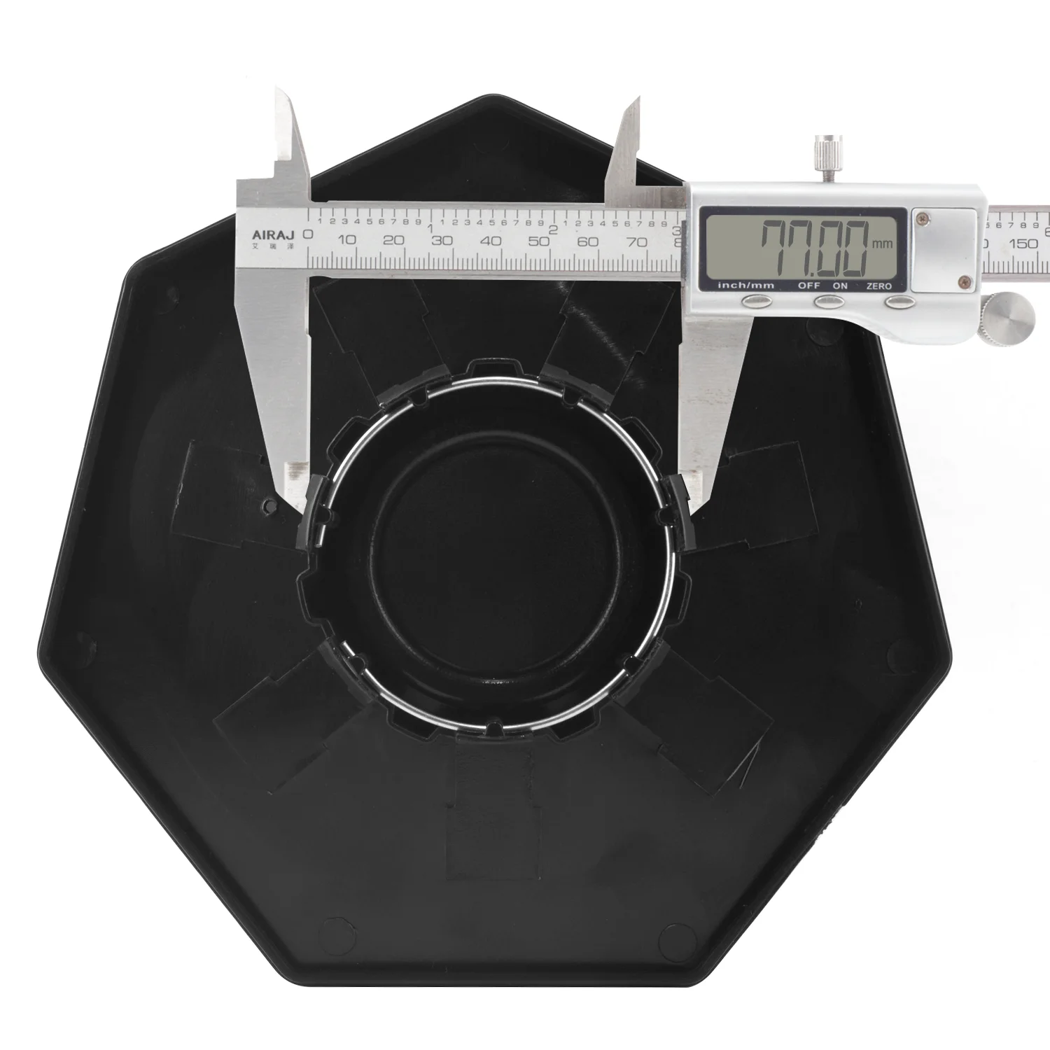 RhinoTuning-tapa central de rueda de coche, 1/4 piezas OD, 195mm/7,68 "ID 77mm/3,03", se adapta a todos los cibercamiones y cibercamiones, Tuercas OEM ABS, 2024