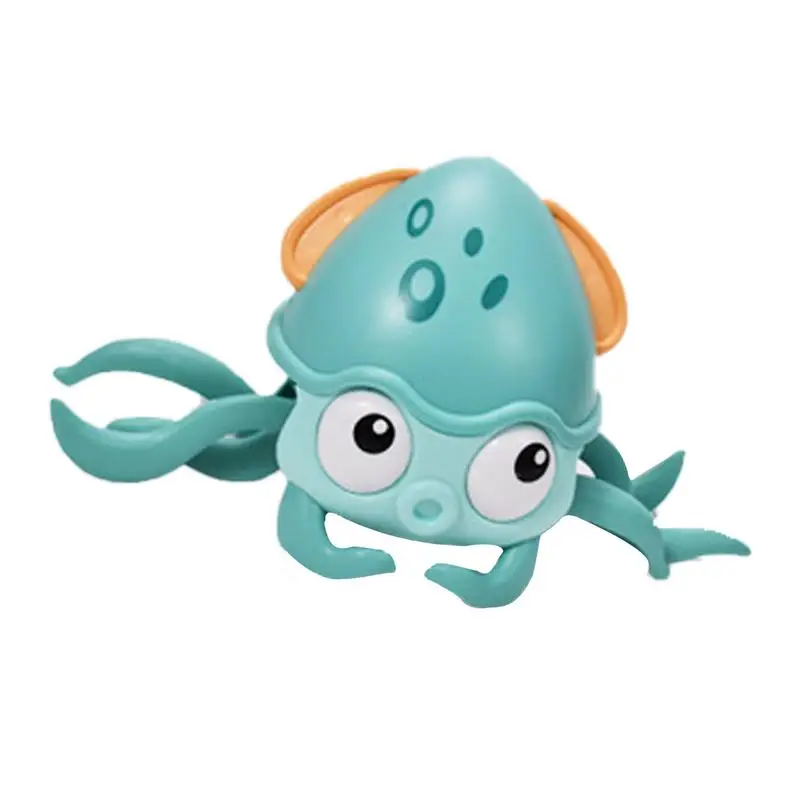 

Baby Bath Toys Octopus Bath Toy With Music And LED Light Movable Pet Octopus Bathtub Toy With Music And LED Light Crawling Rally