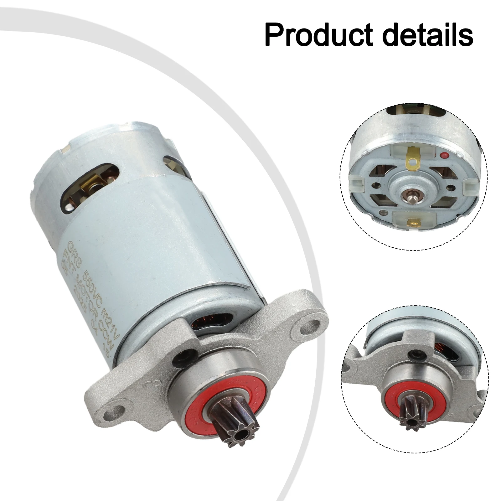 /21V /8-Tooth /Reciprocating Saw Motor All Copper Electric Saber Saw Motor For 550 Type Power Tool Replacement Part