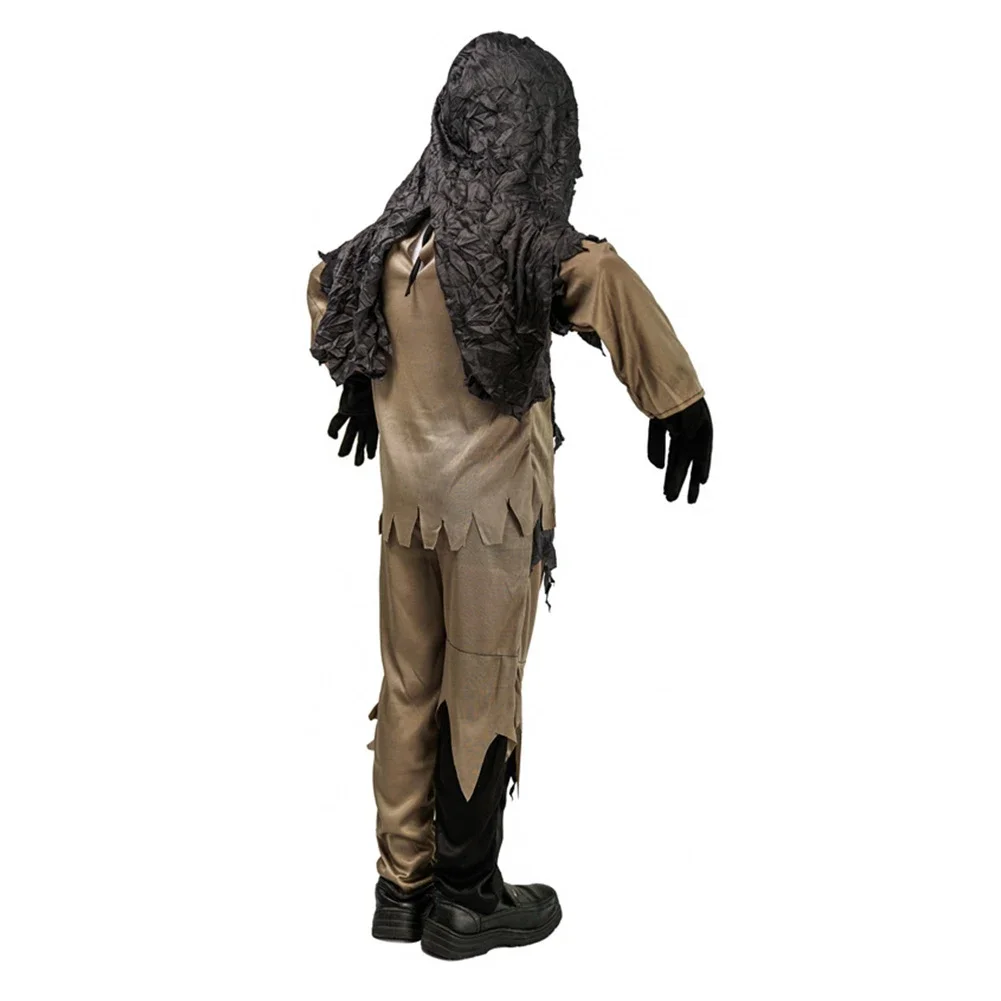 Dzieci Halloween Cosplay szkielet Fantasy stroje występ na scenie ubrania Halloween karnawał przebranie garnitur chłopcy dziewczęta dzieci