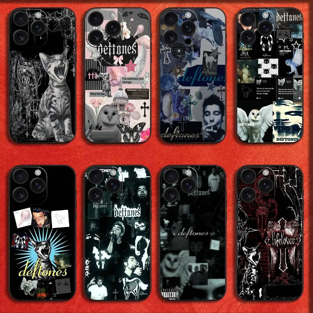 

Phone Case For iPhone 16,15,14,13,12,11,Pro,XS,Max,XR,Plus,E,Mini Black Cybersigilism Cyber Cross D-Deftones Shockproof Cover