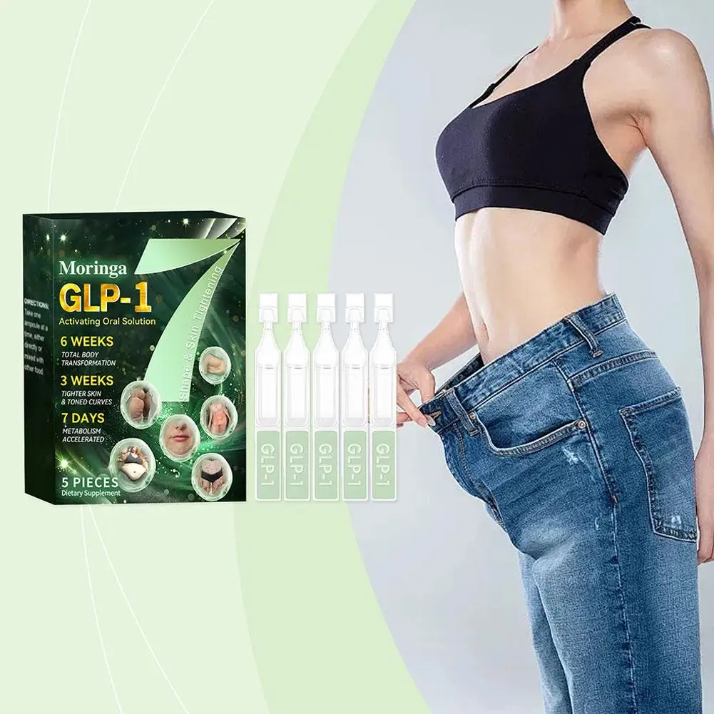 Krople GLP-1 Moringa Lipolysis wspierają metabolizm, równowagę, poziom cukru we krwi, pomagają kształtować sylwetkę, naturalny ziołowy suplement do codziennej pielęgnacji.