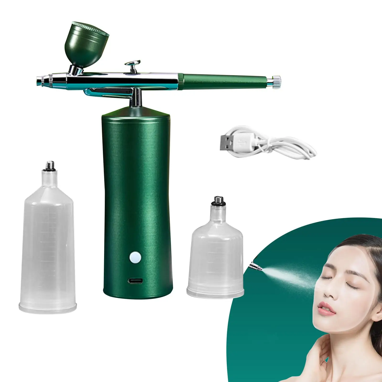 

Kit Portable Durable Accessories with Compressor for Nail Art