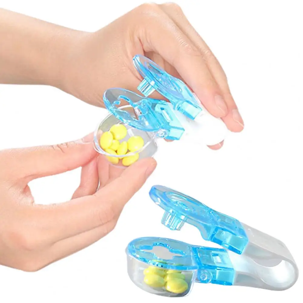 Mini Pill Taker Portable Pill Case Dispenser Convenience Storage Box Design Pill Taker for Home Travel