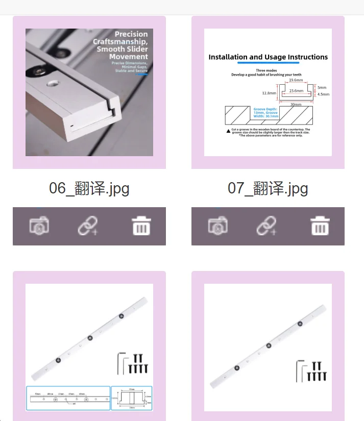 

Aluminum Alloy Miter Bar Slider With Adjustment Screws For Woodworking Table Saws T-Slots T-Guide Rails Woodworking Tools