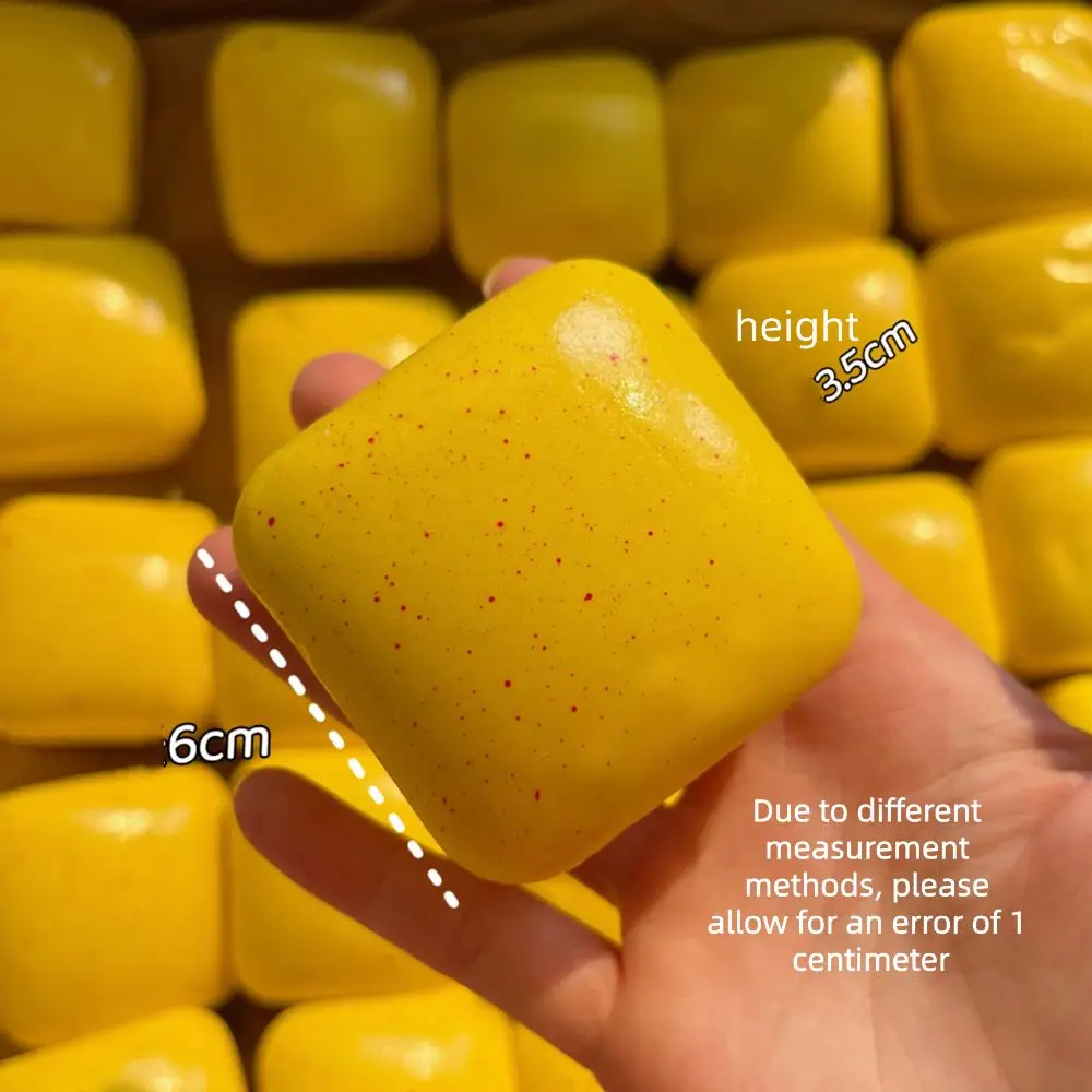 スクイーズトイ スクエア型パン型 ストレス解消 小さなトースト感覚玩具 フィジェットトイ ギフト ​ ​ 無毒のゆっくりと膨らむおもちゃ