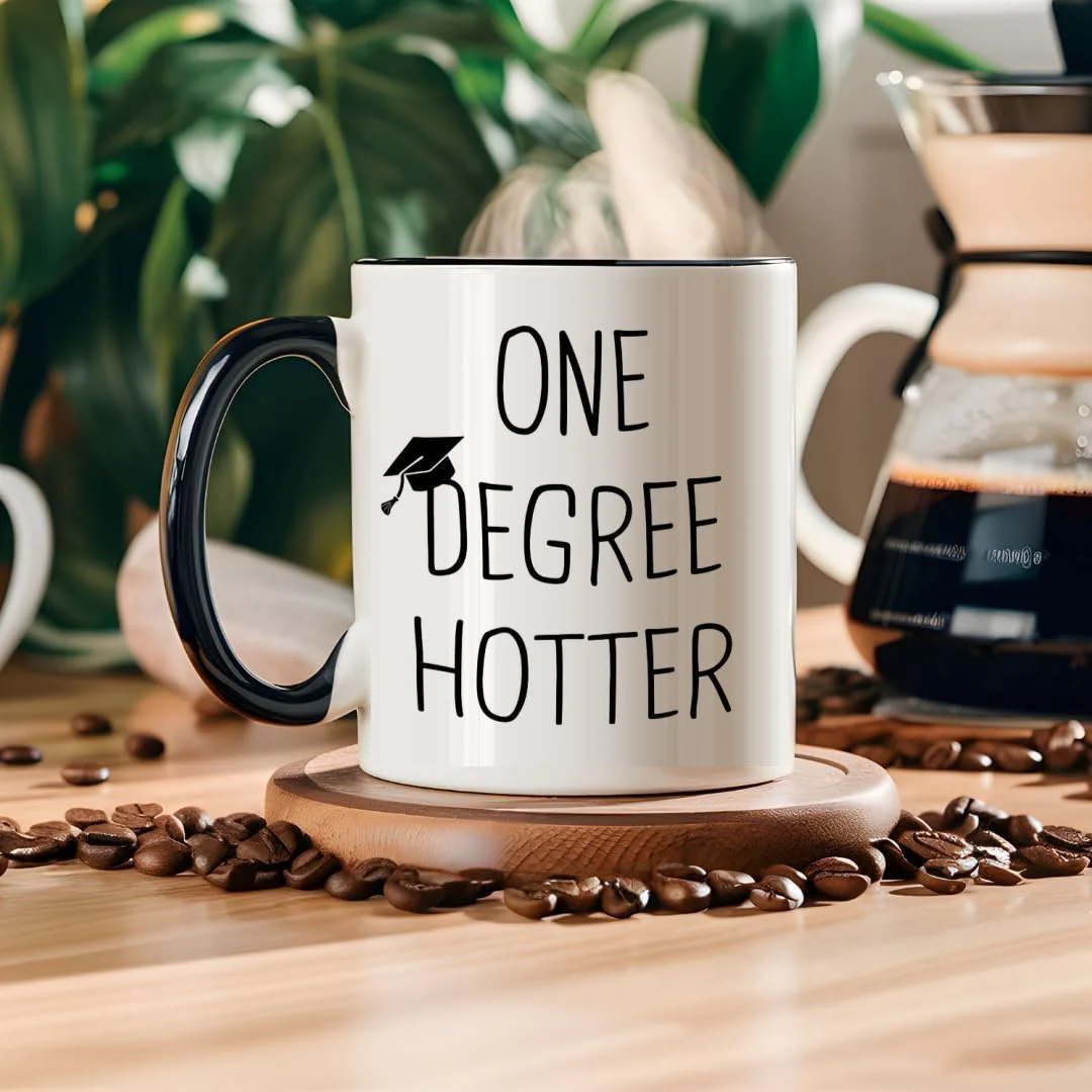 Graduation Gifts for Her, Him Mug With Black Handle For Birthday Chrismas Novelty Coffee Mugs Ceramic Tea Cups 11 oz