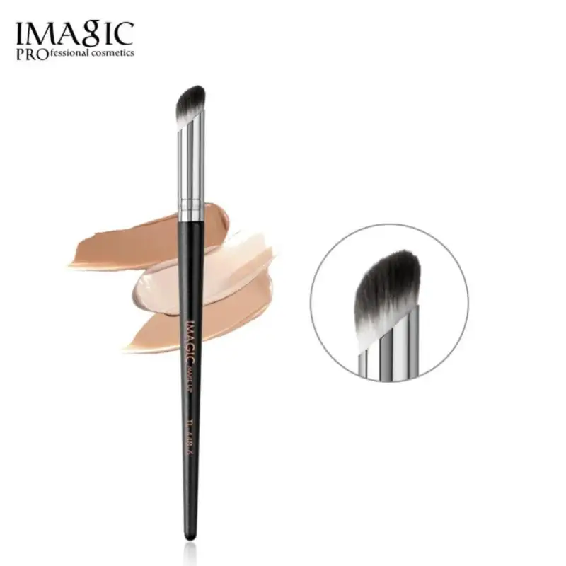 Pinceaux de maquillage de précision pour anti-cernes, brosse douce et moelleuse pour couvrir l'acné et les cernes, outils de maquillage multifonctions, 1 PC