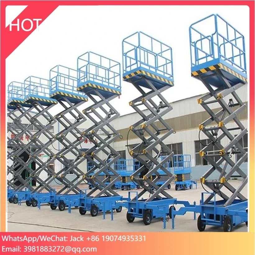 

10m 12m 14m 18m 300kg 1T 2T Aerial Work Electric Lift Electric Mobile Scissor Hydraulic Lift Tables Manlift Mobile Platform