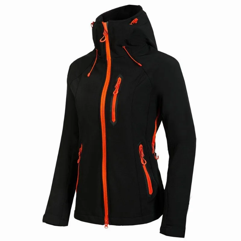 Imagem -04 - Jaqueta de Caminhadas Impermeável para Mulheres Windproof Exterior Resistente ao Desgaste Softshell Quente Camping Vestuário Treking Feminino Outono