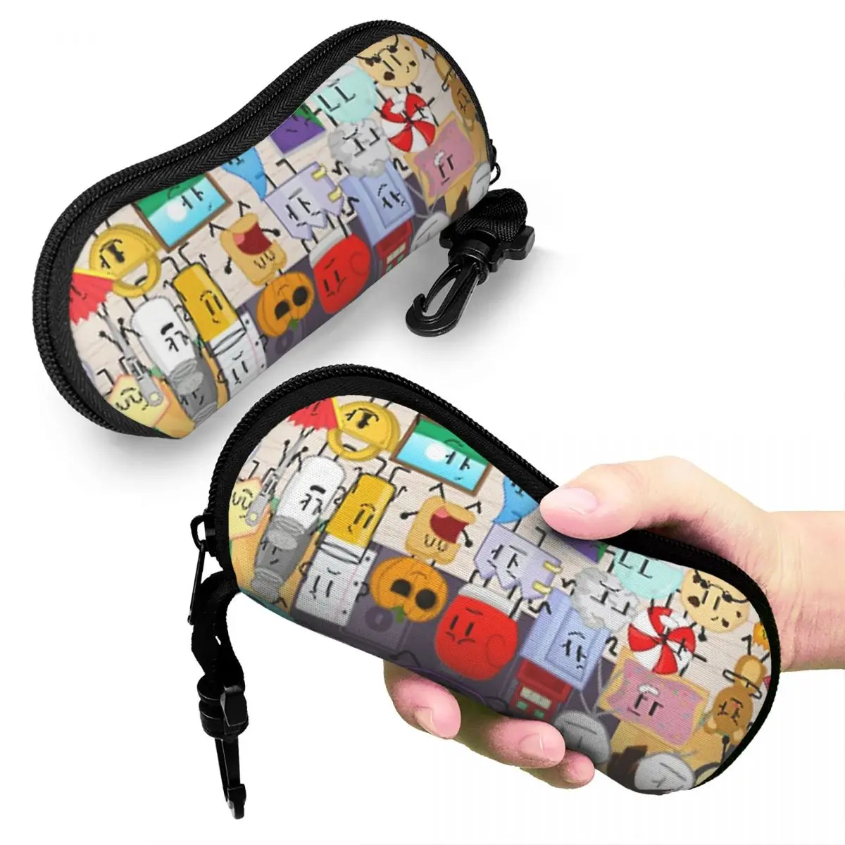 

Плакат «Объект-Все звезда» BFDI, чехол для очков, защитная коробка для солнцезащитных очков, женская и мужская мягкая сумка для очков, сумка