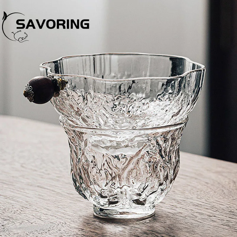 

Japanese Walnut Pattern Glass Tea Leak Tea Filter Tea Spare Parts Tea Separator Tea Filter Kung Fu Tea Set Supplies Tea Ceremony