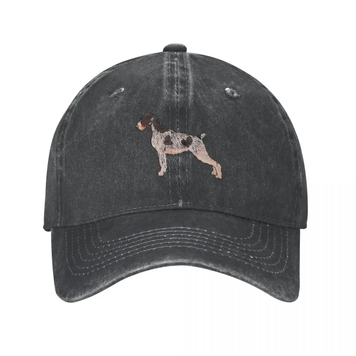 German Wirehaired Pointer // Deutsch Drahthaar Cowboy Hat Sunscreen Designer Hat For Men Women's