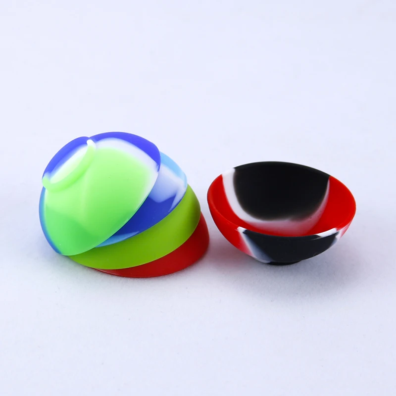 1pc Mini Silicone Bowls, Tobacco Silicone Bowl, Multicolored Pinch Bowls, Reusable Snack Bowls, Silicone Condiment Bowls