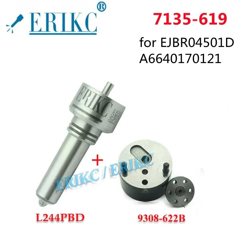 ERIKC EJBR04501D Repair Kit 7135-619 Nozzle L244PRD L244PBD Valve 9308-622B for Ssangyong Kyron Actyon A6640170121 Sprayer