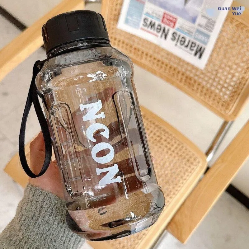 Large Capacity Portable Sports Water Bottle High Temperature Resistant Anti Drop Outdoor Fitness Drinking Cup for Men And Women