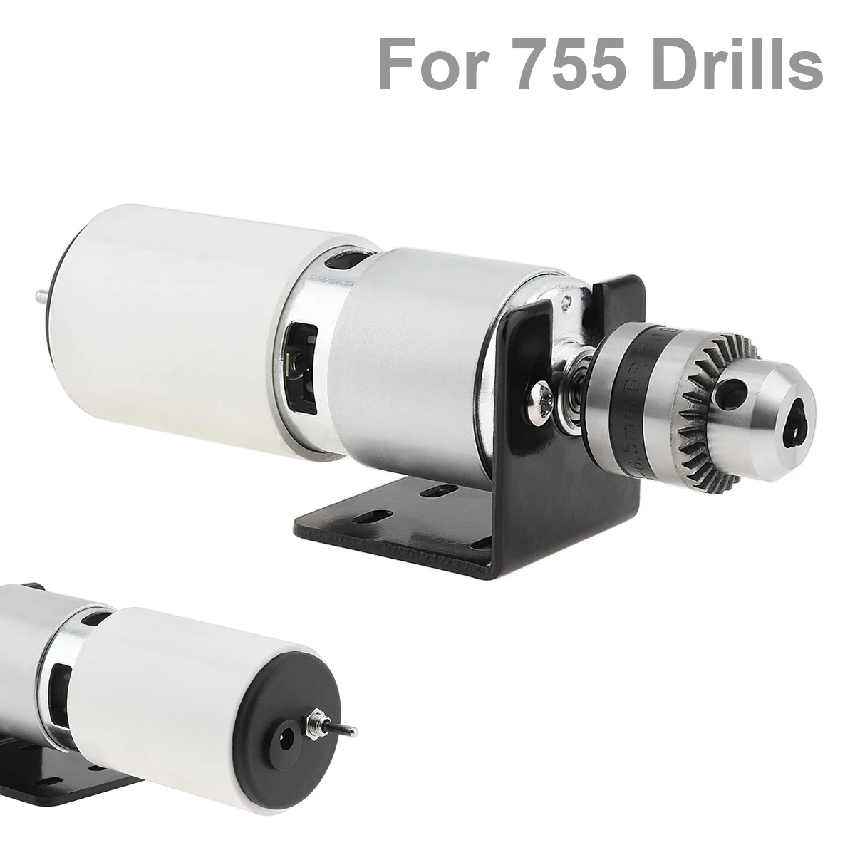 775 Motor Table Drill Positive Inversion Lathe Press Motor with B10 Drill Chuck and Mounting Bracket for Milling Machine