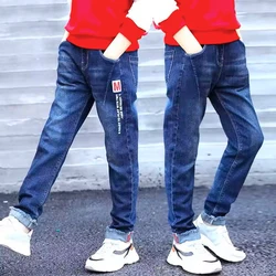 IENENS 5-13Y Kids Boys Clothes Skinny Jeans Classic Pants Children Denim Clothing Trend Long Bottoms Baby Boy Casual Trousers