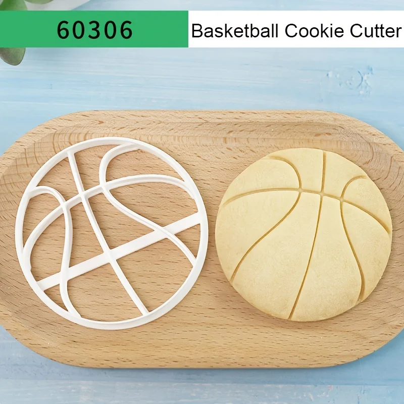 Biscuit cutting mold, basketball, football, baseball design, cookie press mold, household sugar flipping and baking tool