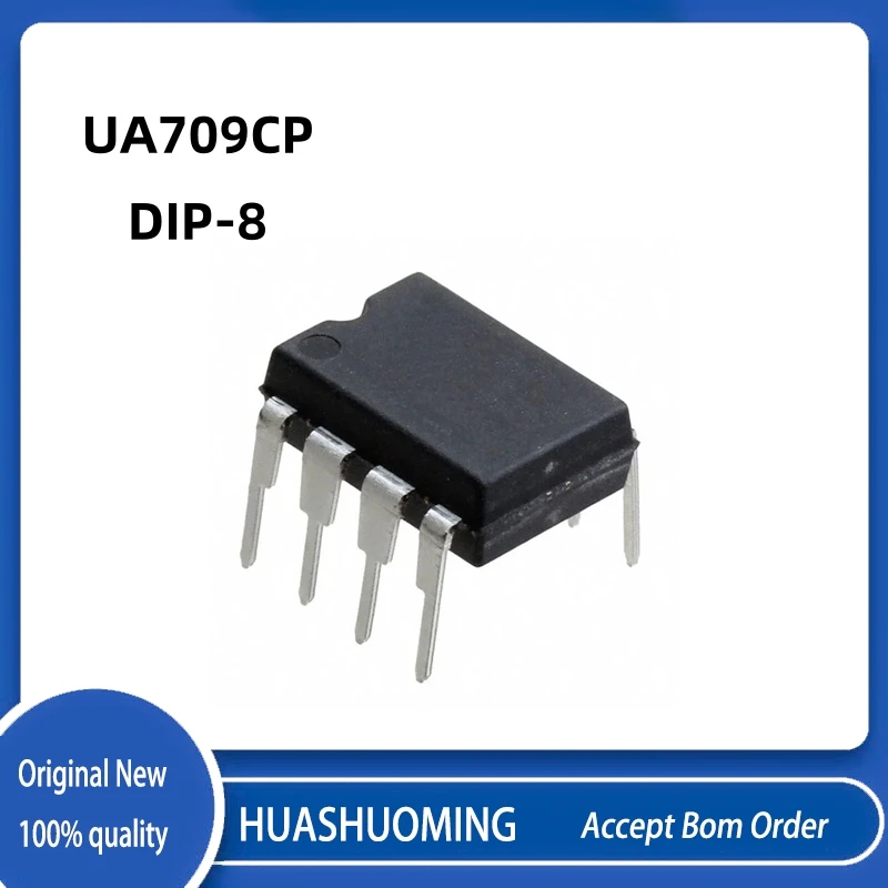 10Pcs/LoT    New  UA709CP  UA709   UA709C  DIP8