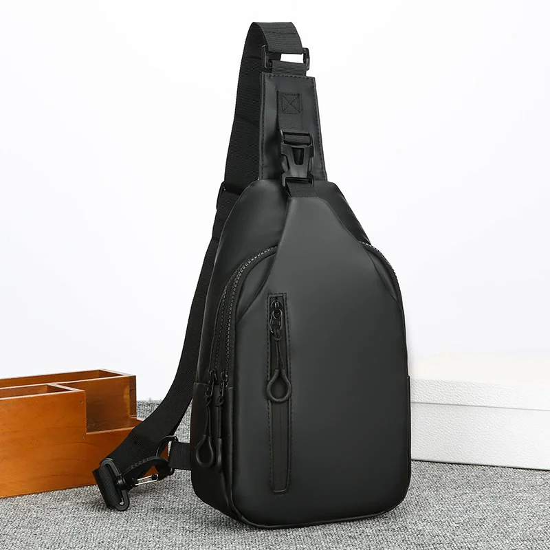 Shoulder Bag For Men Waterproof USB Male Crossbody Bag Anti-Theft Short Travel Messenger Chest Sling Fashion Designer Chest Bag