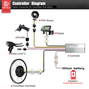6 最佳銷售 2000瓦電動自行車套件 - №3