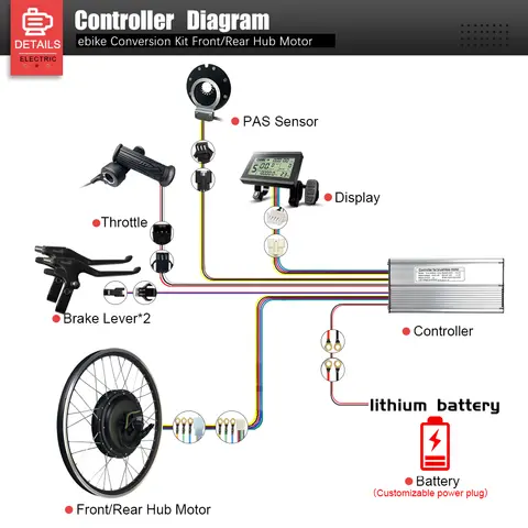 6 best sales 2000w electric bike kit - №3
