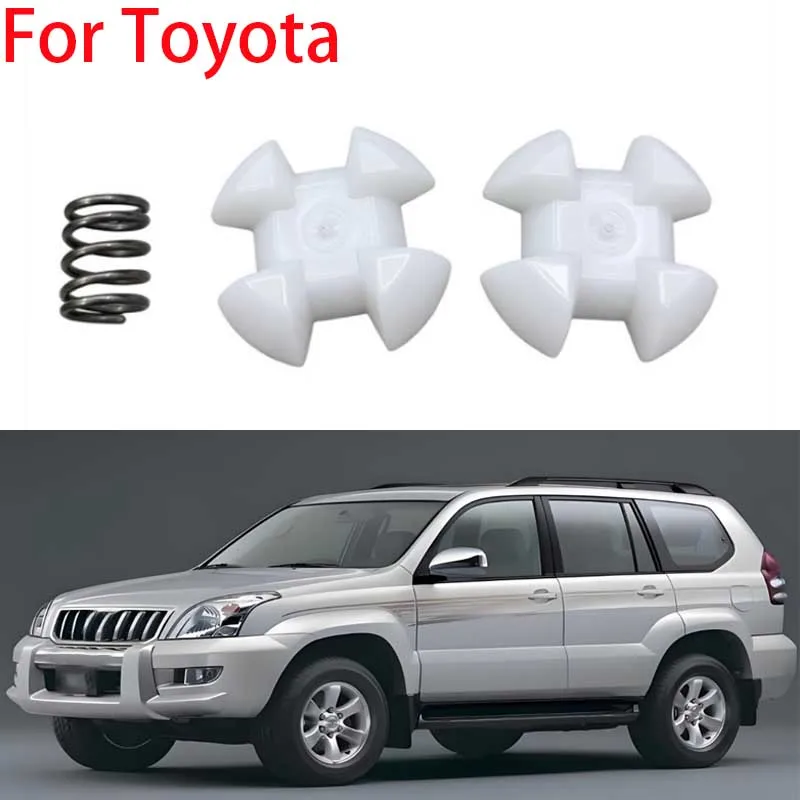 Bujes de Columna de Dirección Blancos - Solución para el Movimiento de la Columna para Toyota Prado LC120 FJ Land Cruiser 2003 2004 2005 2006 2007 2008 2009