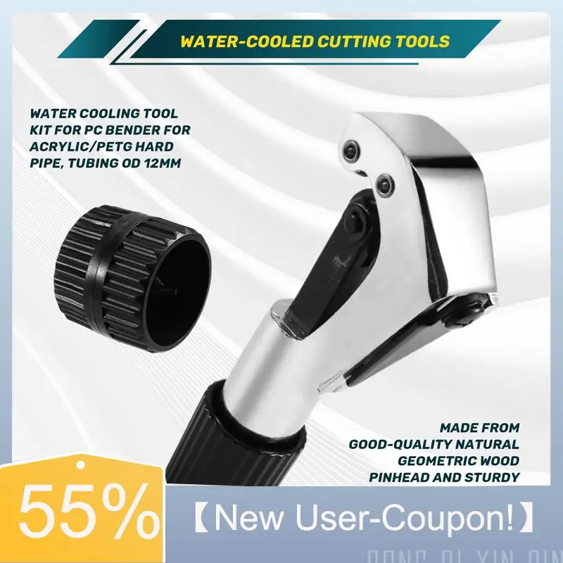 

【Fast Delivery】PC Water Cooling Tool Kit With Bender For Acrylic/PETG Hard Tubing, 12Mm OD Pipe Compatible