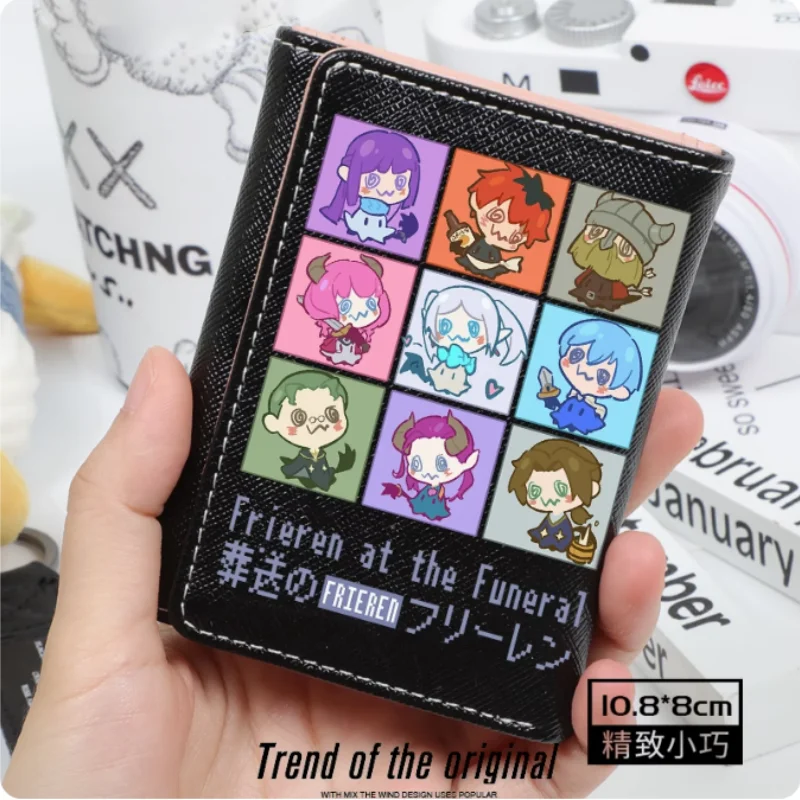 Anime Frieren at the Funeral  Fashion Wallet PU Purse Card Coin Hasp Money Bag Cosplay Gift B1601