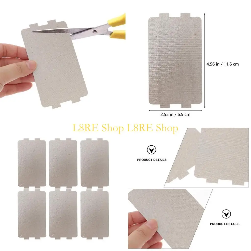 L8RE Set of 6 Thickened Sheets Spare Part Replacement Plates Thickening Sheets